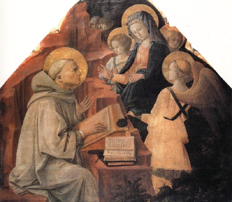 Fra Filippo Lippi St Bernard's Vision of the Virgin Germany oil painting art